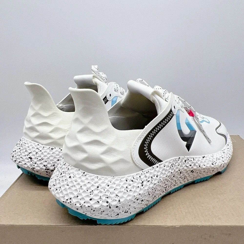 G/ Fore MG4X2 Stippled Hybrid Men's Golf Shoes Sneakers White Size US 9